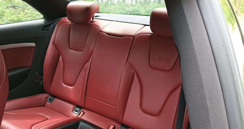 Audi S5 cena 56700 przebieg: 242602, rok produkcji 2009 z Susz małe 254